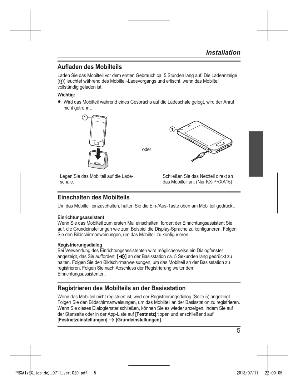 Panasonic KXPRXA10EX User Manual | Page 15 / 84