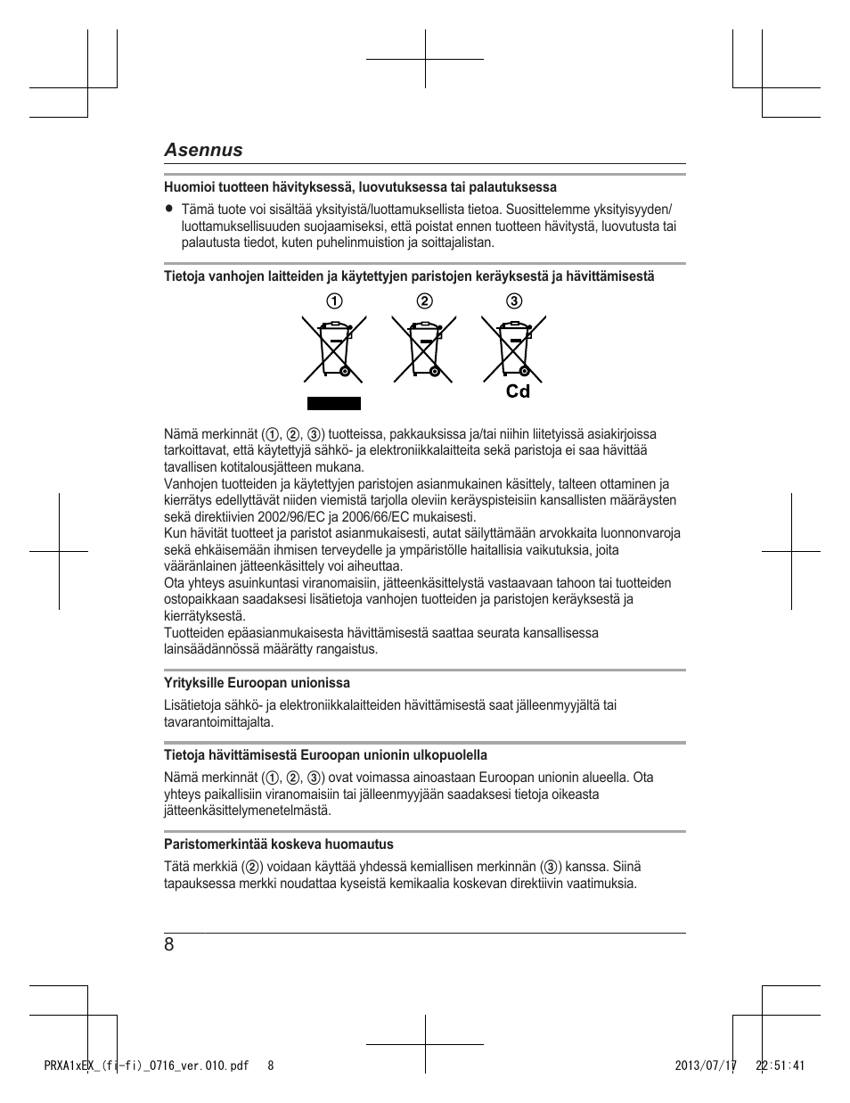 Panasonic KXPRXA10EX User Manual | Page 74 / 84