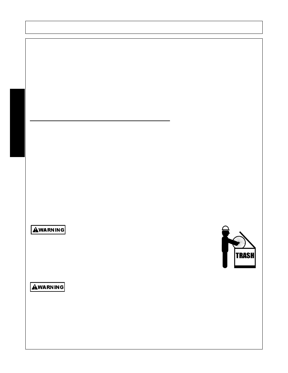 1 foreign debris hazards/overhead obstructions, Foreign debris hazards/overhead obstructions -30, Operation | Opera t ion | Alamo Exten-A-Kut II User Manual | Page 122 / 142