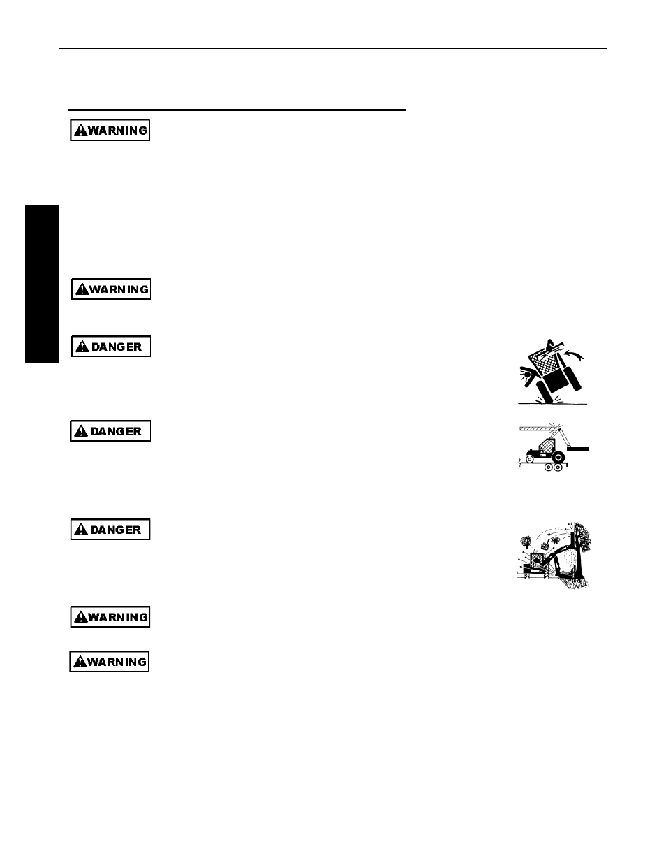 Transporting safety instructions and practices, Transporting safety instructions and practices -16, Safety | Alamo Exten-A-Kut II User Manual | Page 22 / 142