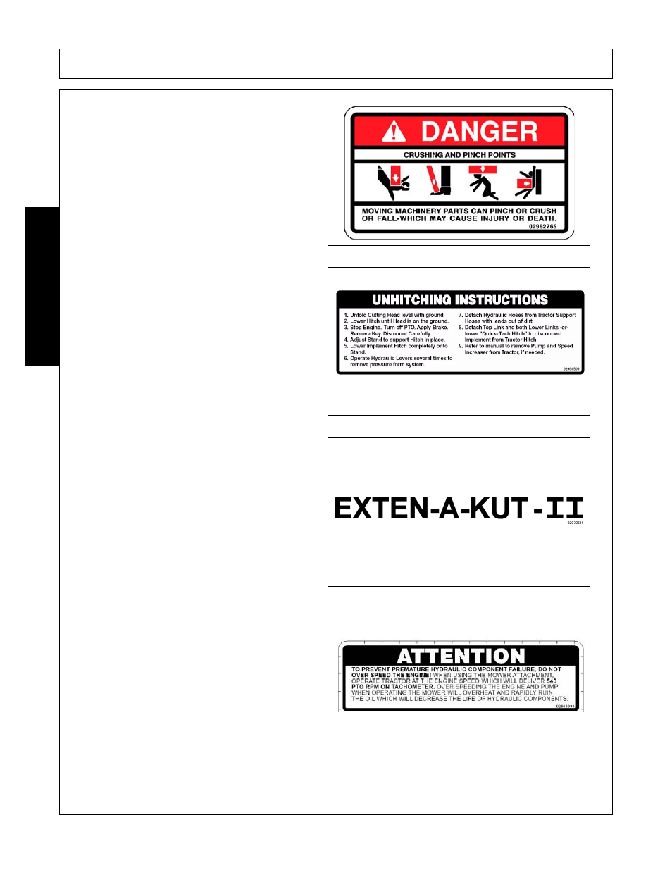 Safety | Alamo Exten-A-Kut II User Manual | Page 28 / 142