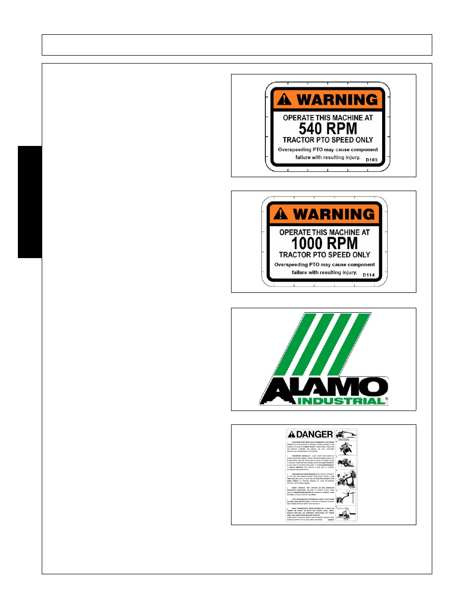 Safety | Alamo Exten-A-Kut II User Manual | Page 30 / 142