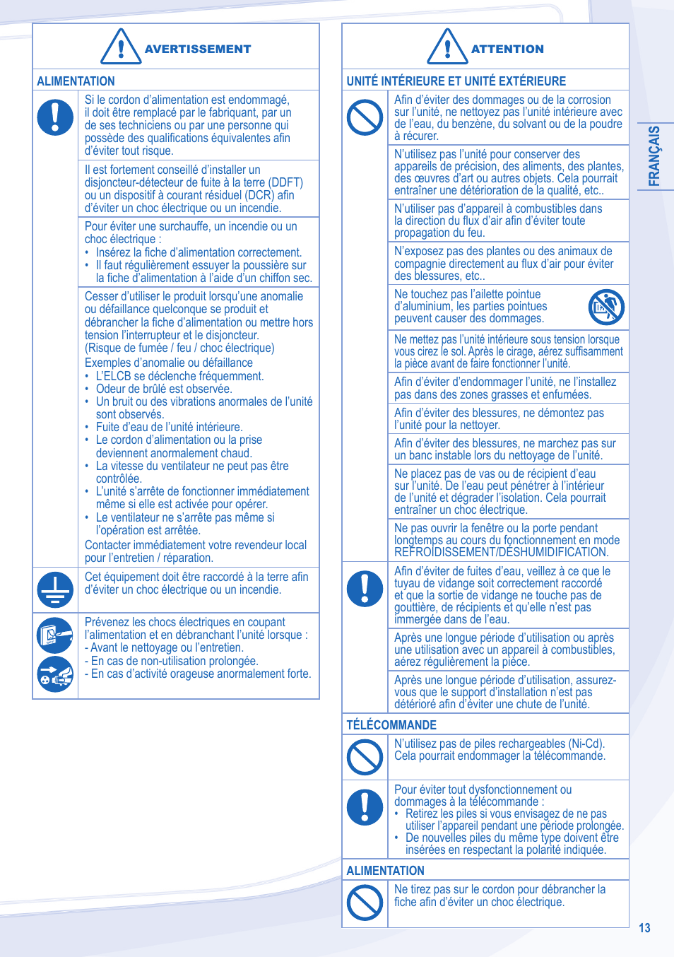 Panasonic CSE15MKE3 User Manual | Page 5 / 12