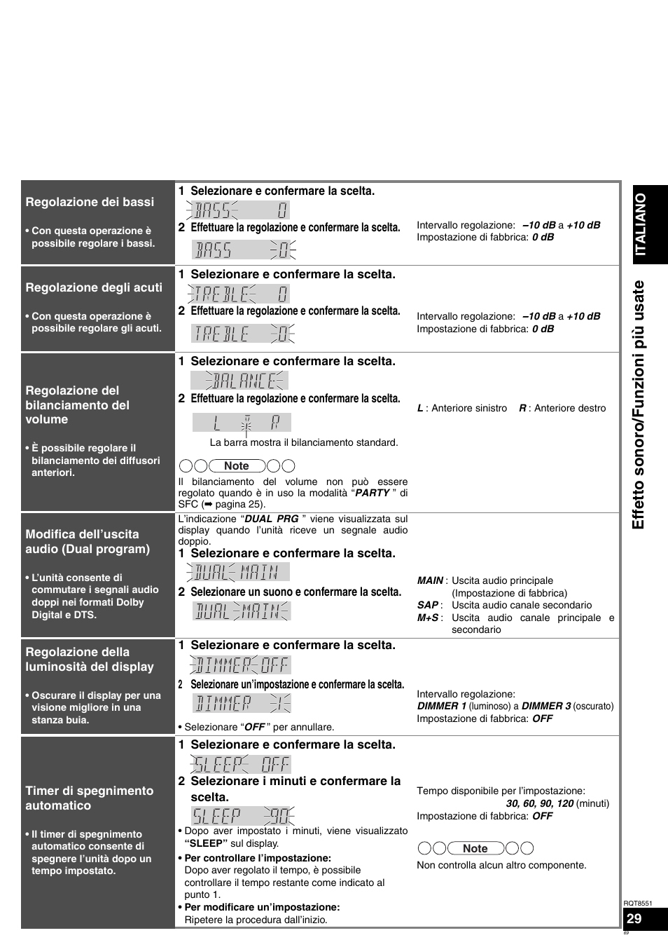 Panasonic SAXR57 User Manual | Page 69 / 120