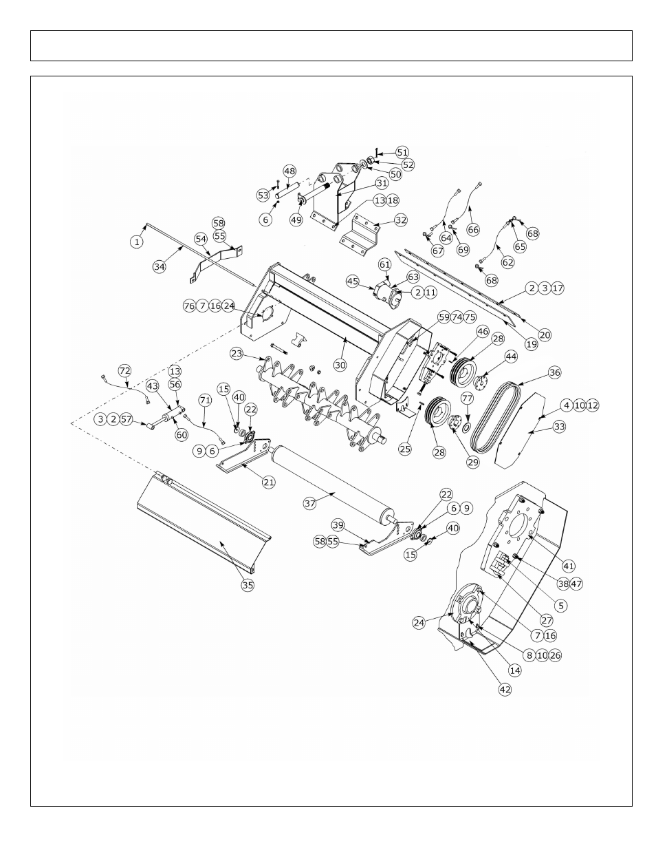 Flail axe - head asy (part 1) | Alamo MACHETE 02968915P User Manual | Page 108 / 174