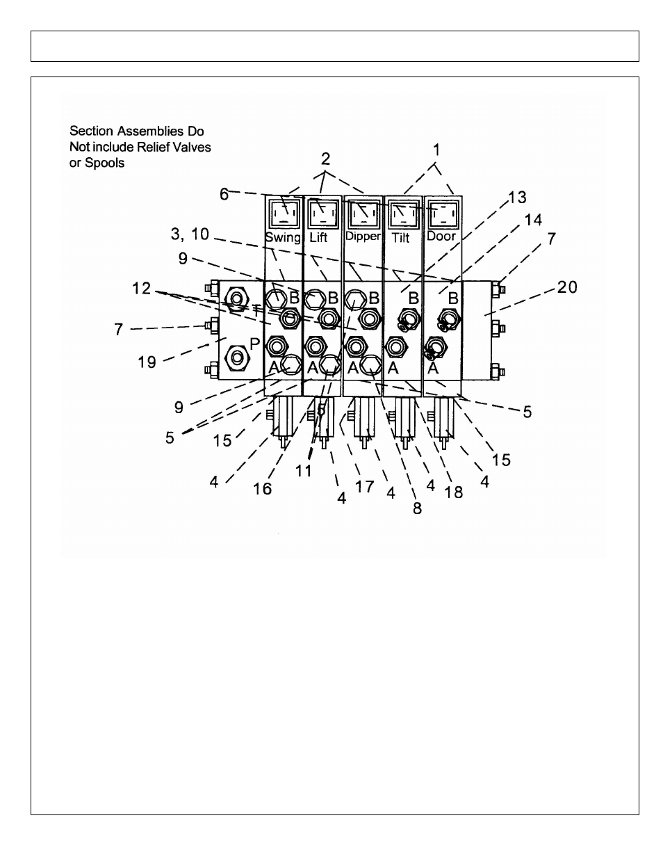 Valve - parts - open & closed center | Alamo MACHETE 02968915P User Manual | Page 164 / 174