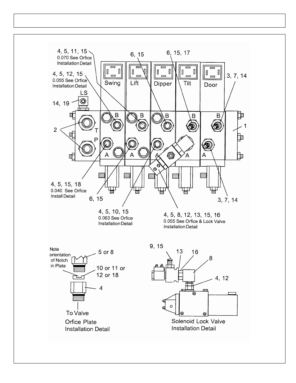 Valve asy - 5 spool (ccls) | Alamo MACHETE 02968915P User Manual | Page 166 / 174