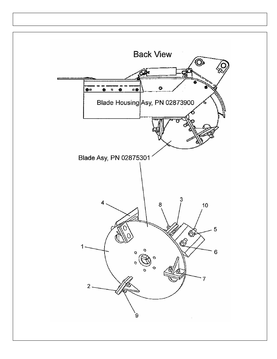 Ditcher blade head asy - rough cut | Alamo MACHETE 02968915P User Manual | Page 96 / 174