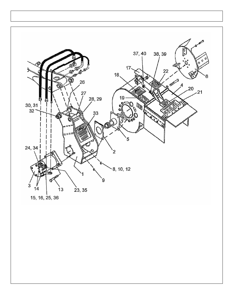 Ditcher head asy - (new style) | Alamo MACHETE 02968915P User Manual | Page 98 / 174