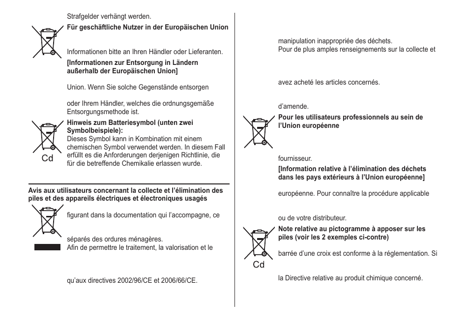 Français | Panasonic ER2171 User Manual | Page 105 / 116