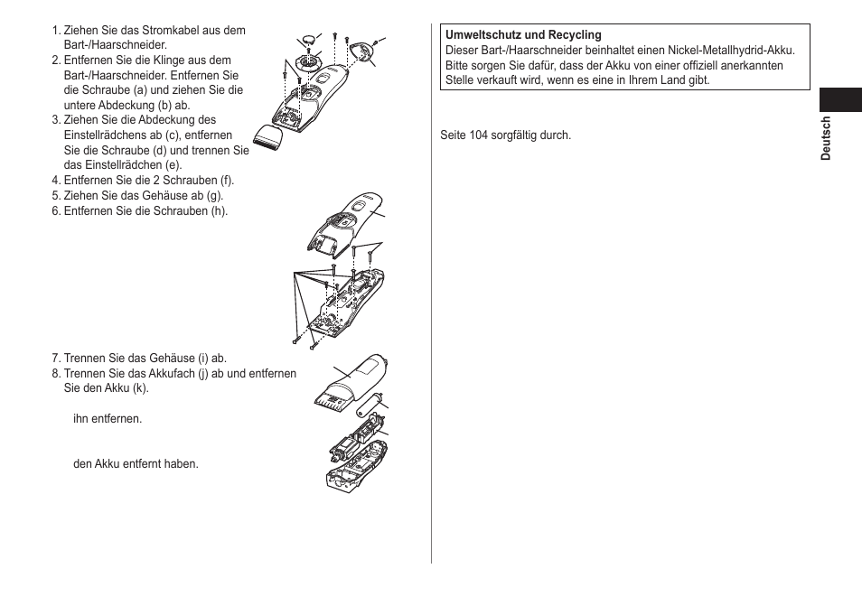 Panasonic ER2171 User Manual | Page 13 / 116