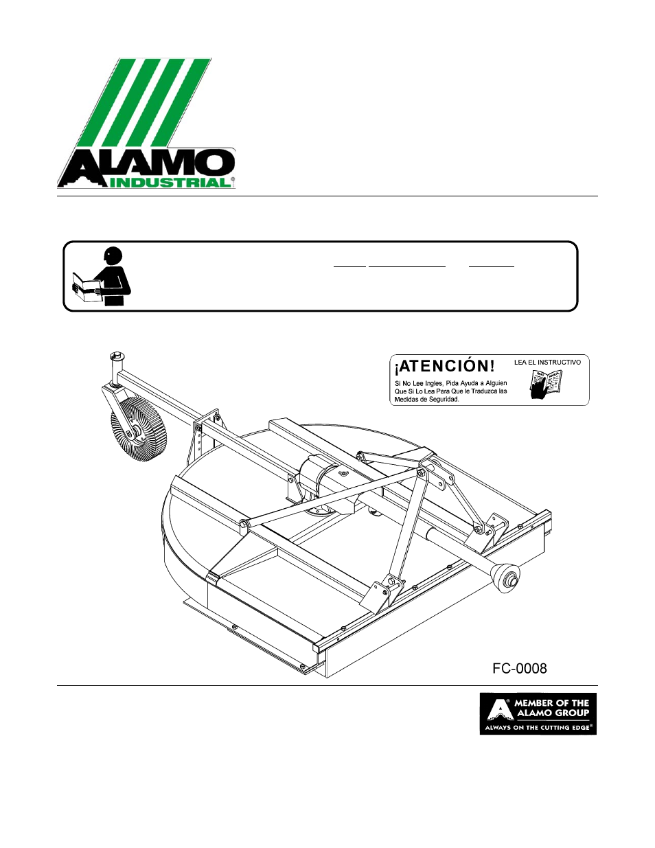 Alamo A60B User Manual | 138 pages