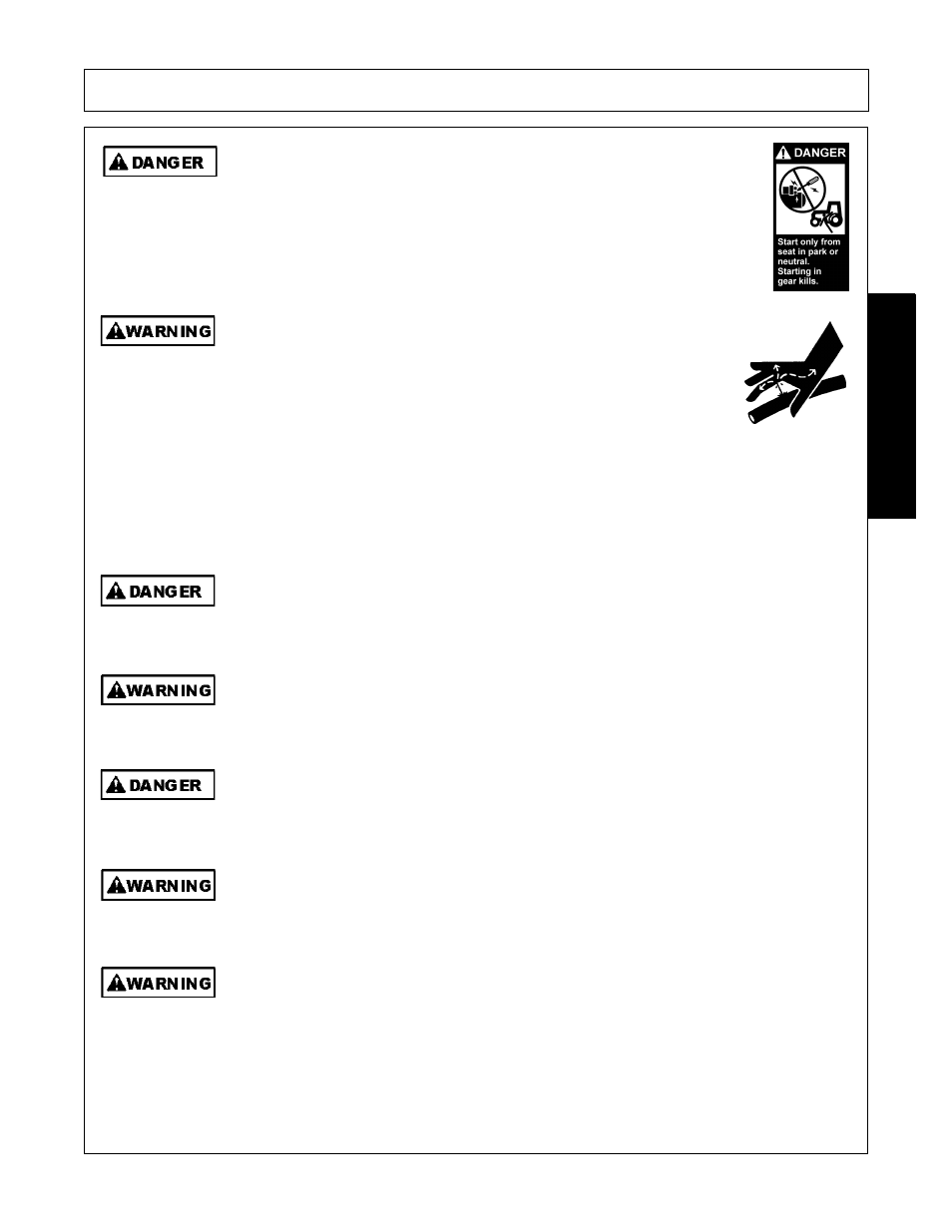 Safety | Alamo A60B User Manual | Page 13 / 138