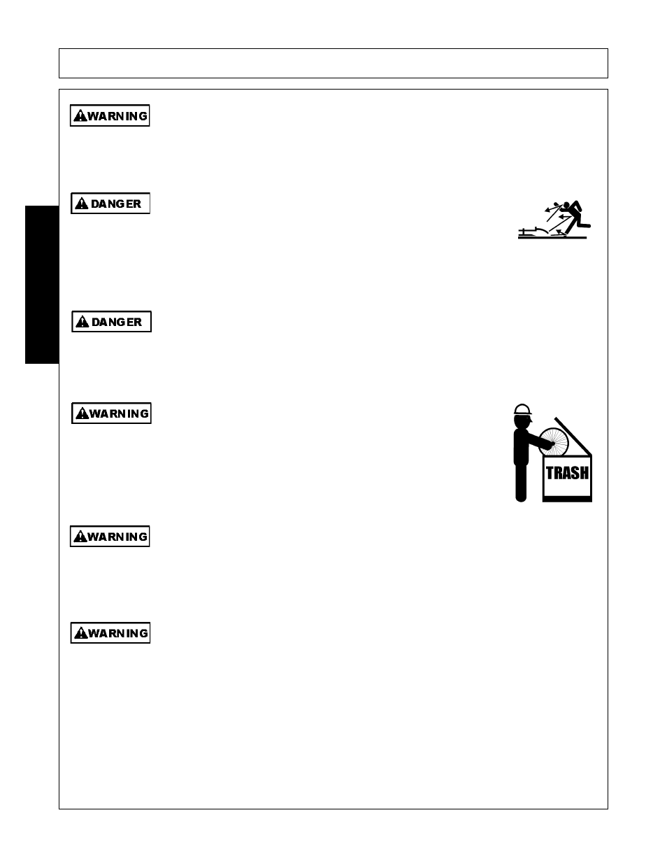 Safety | Alamo A60B User Manual | Page 14 / 138