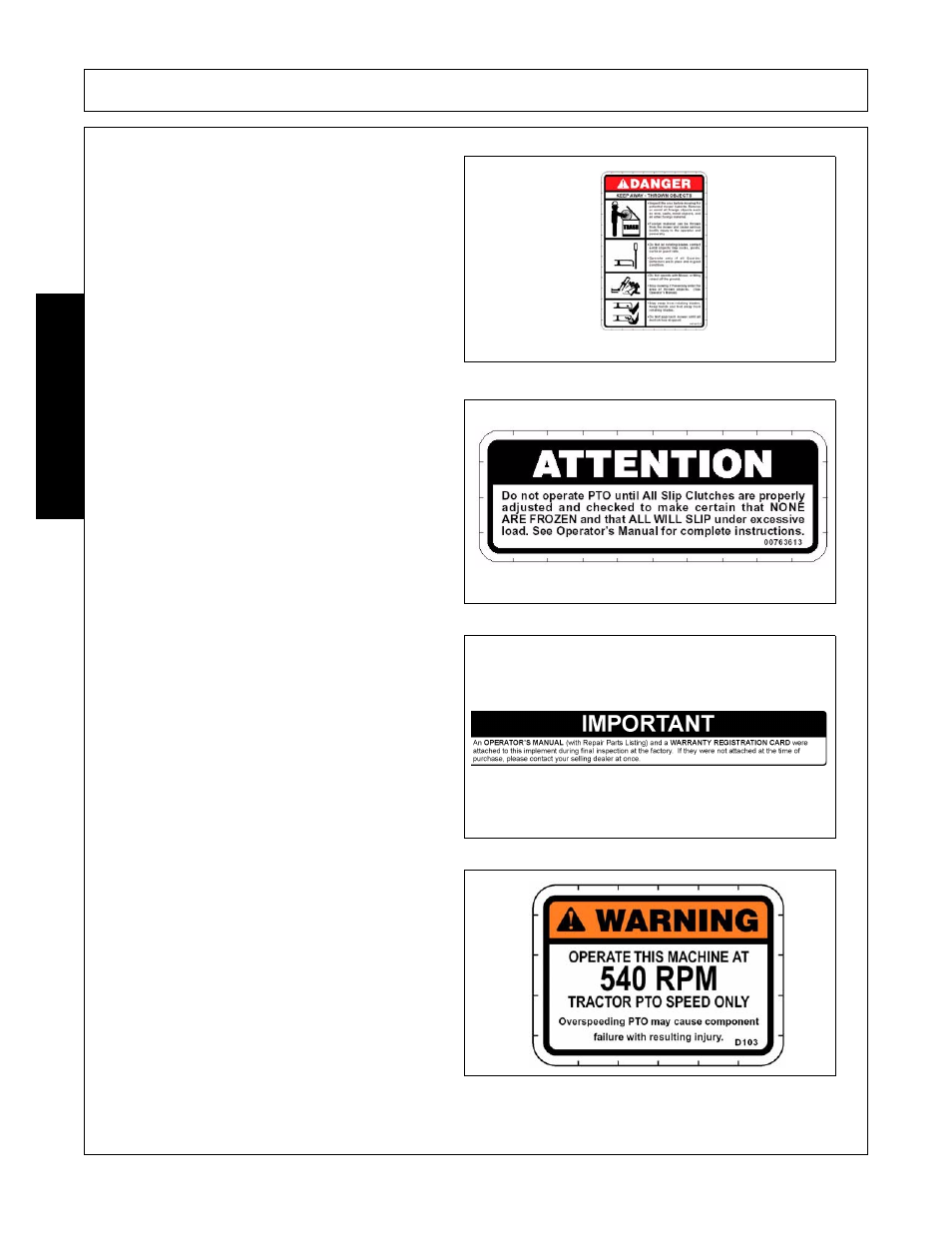 Safety | Alamo A60B User Manual | Page 26 / 138