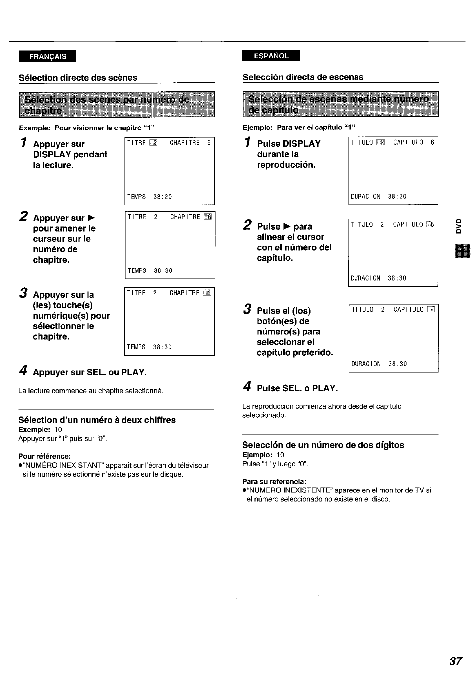 Panasonic DVDA100 User Manual | Page 37 / 96
