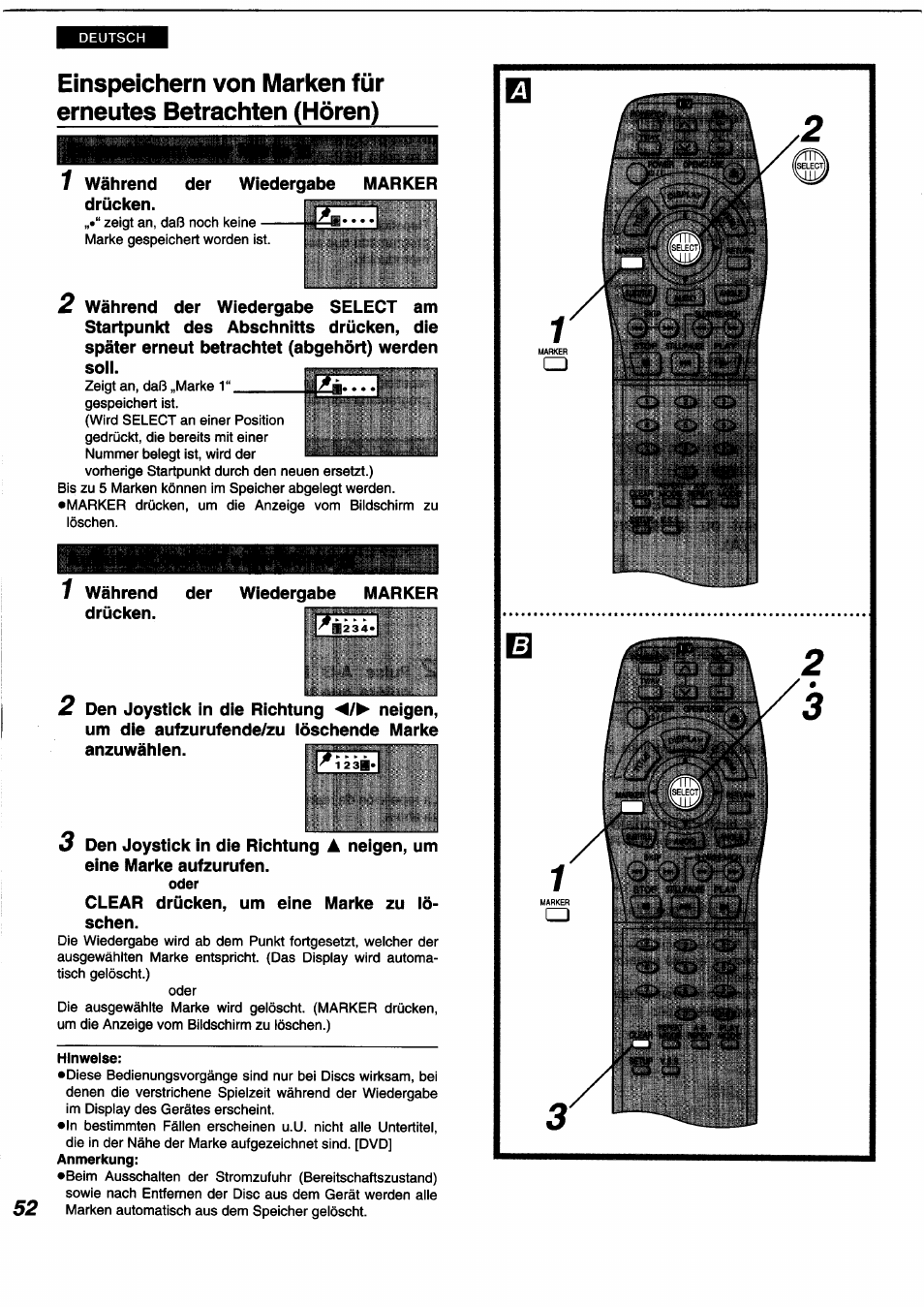 Cd cd <d o cd | Panasonic DVDA350 User Manual | Page 52 / 96