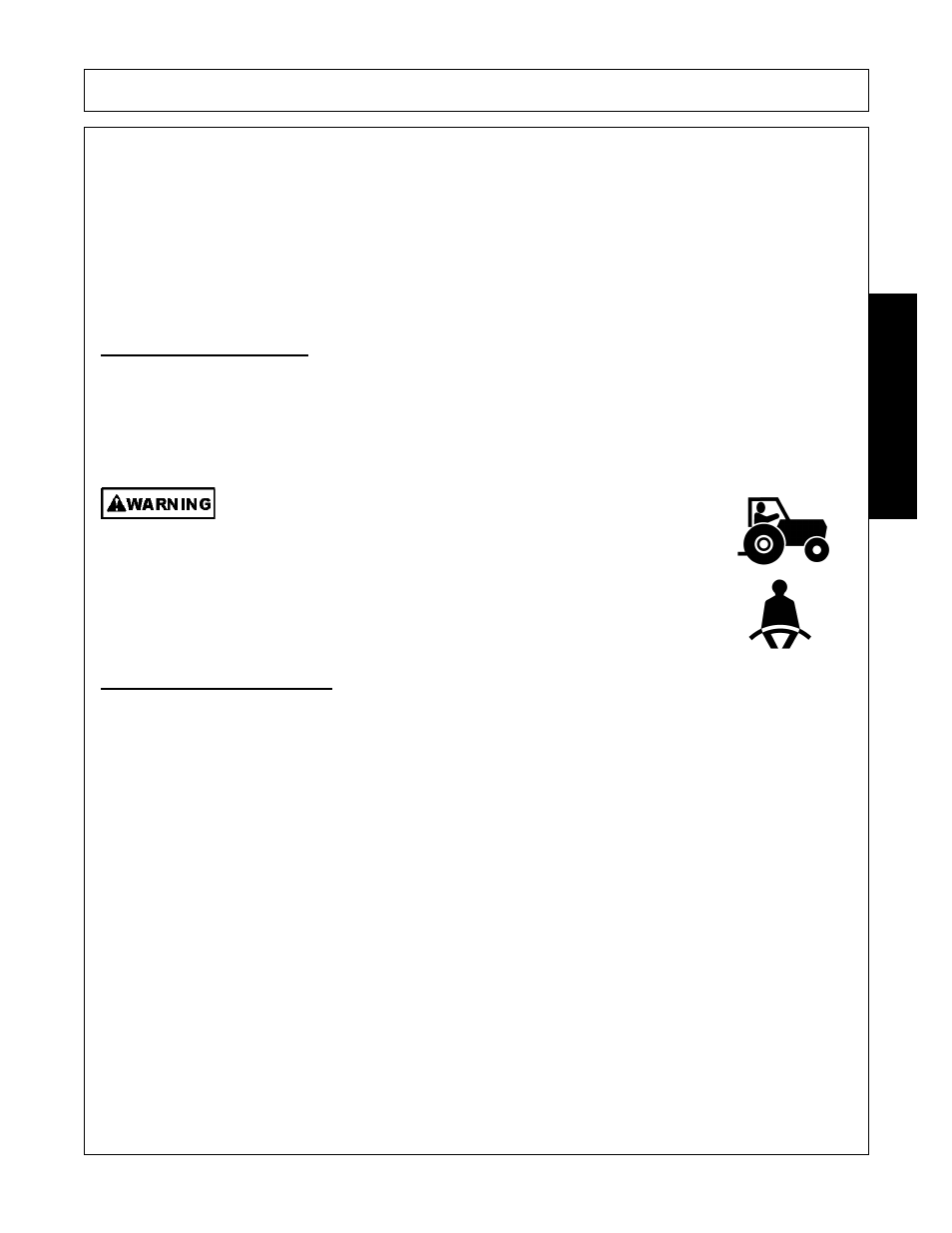 Tractor requirements and capabilities, 1 rops and seat belt, 2 tractor safety devices | Rops and seat belt -5 tractor safety devices -5, Operation, Opera t ion | Alamo 803350C User Manual | Page 105 / 168