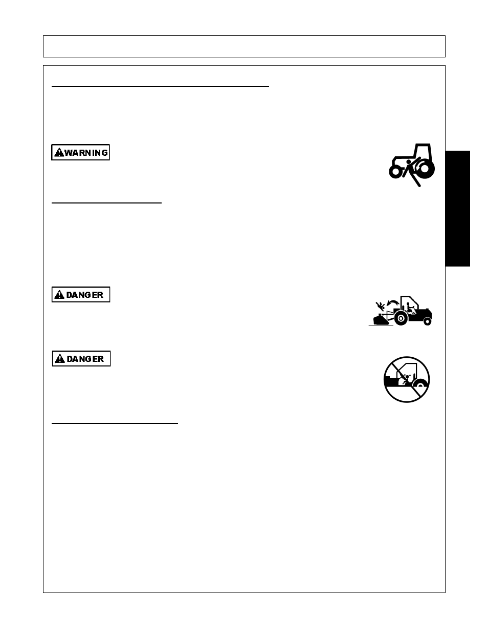 Getting on and off the tractor, 1 boarding the tractor, 2 dismounting the tractor | Operation, Opera t ion | Alamo 803350C User Manual | Page 107 / 168