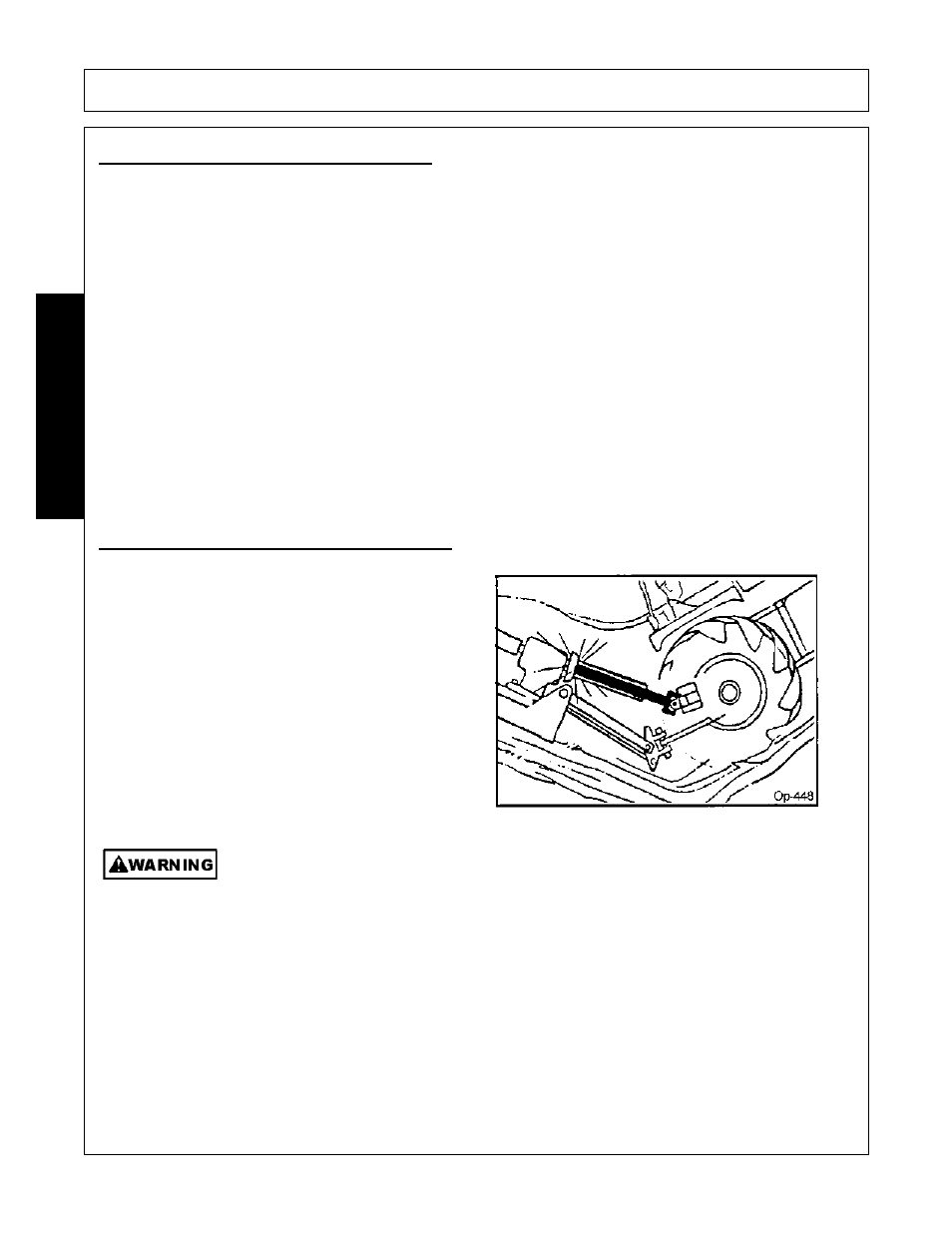 4 driving the tractor and implement, 5 crossing ditches and steep inclines, Operation | Opera t ion | Alamo 803350C User Manual | Page 124 / 168