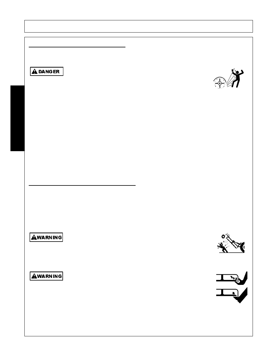 2 bystander/passersby precautions, 3 engaging the power to take off (pto), Operation | Opera t ion | Alamo 803350C User Manual | Page 128 / 168