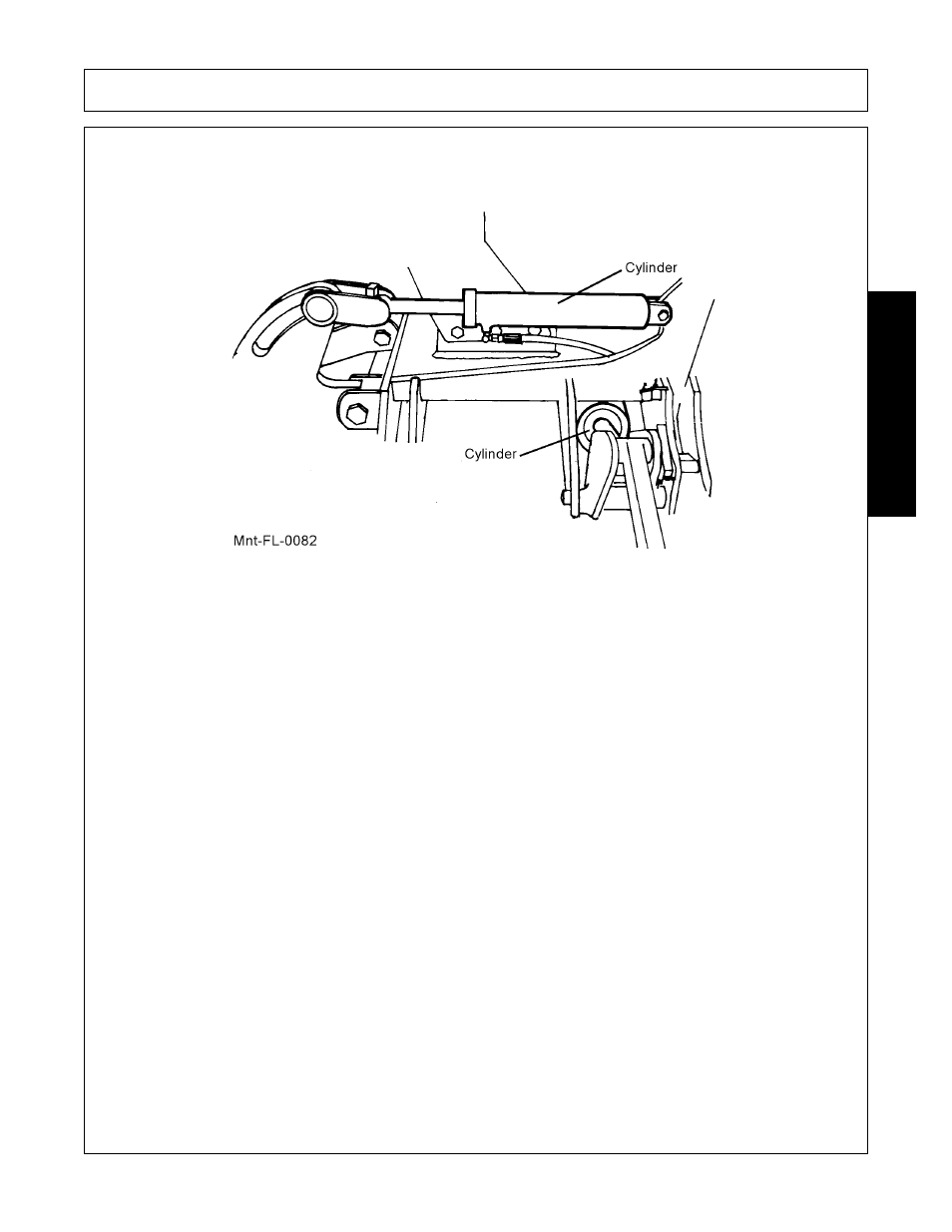 Lift cylinders, Disassembly of lift cylinder, Maintenance | Alamo 803350C User Manual | Page 159 / 168