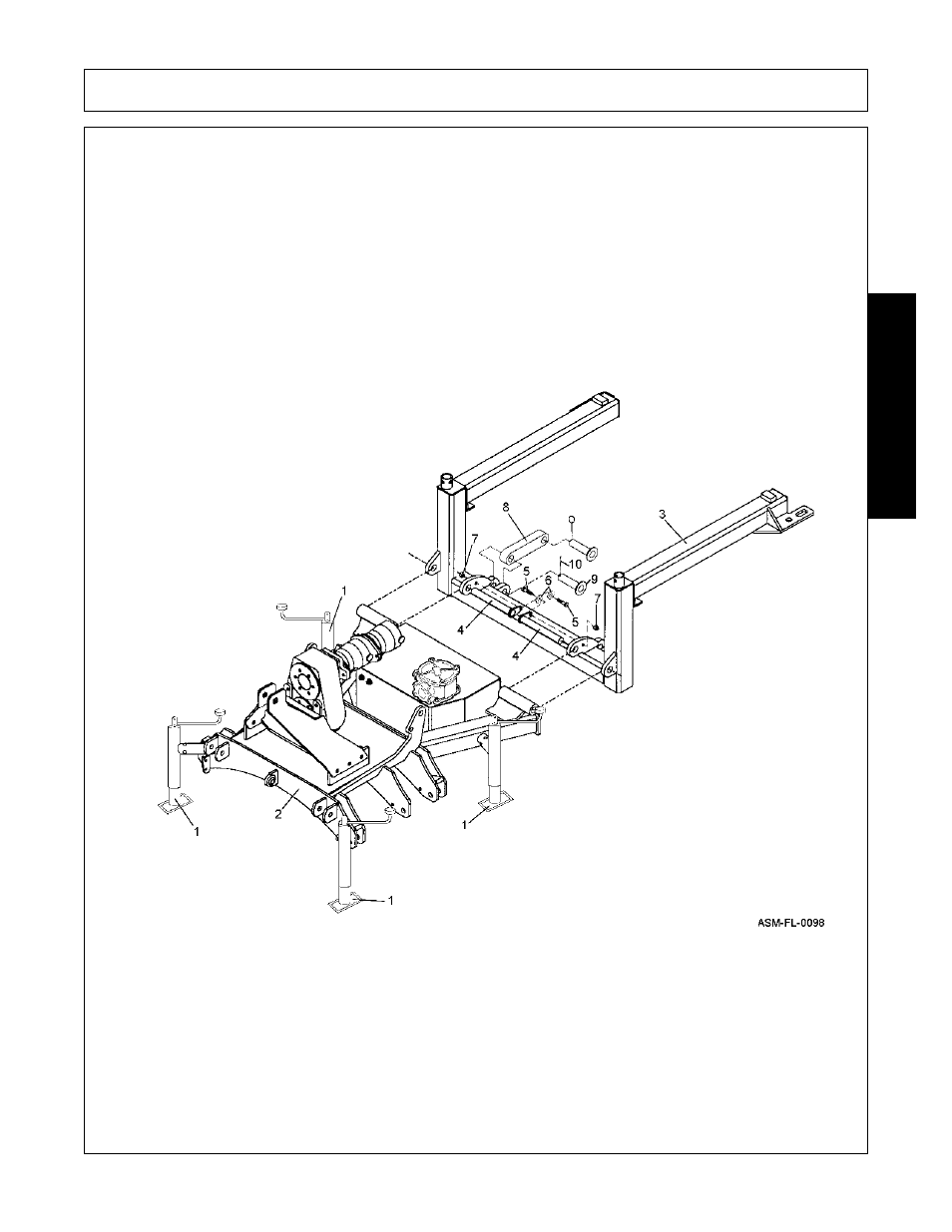 Mainframe to attachment frame assembly, Mainframe to attachment frame assembly -3, Assembly | Assembl y | Alamo 803350C User Manual | Page 87 / 168