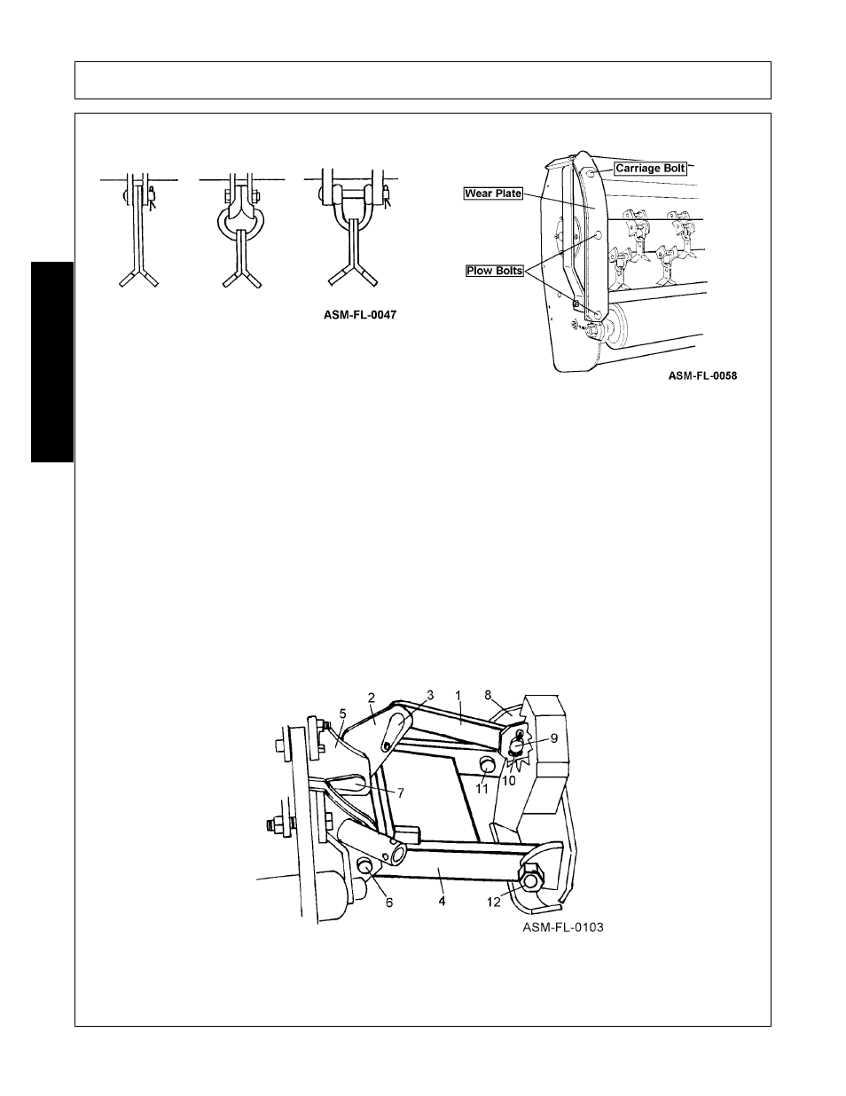 Wing mower attachment, Lift frame to mower, Wing mower attachment -6 lift frame to mower -6 | Assembly, Assembl y | Alamo 803350C User Manual | Page 90 / 168