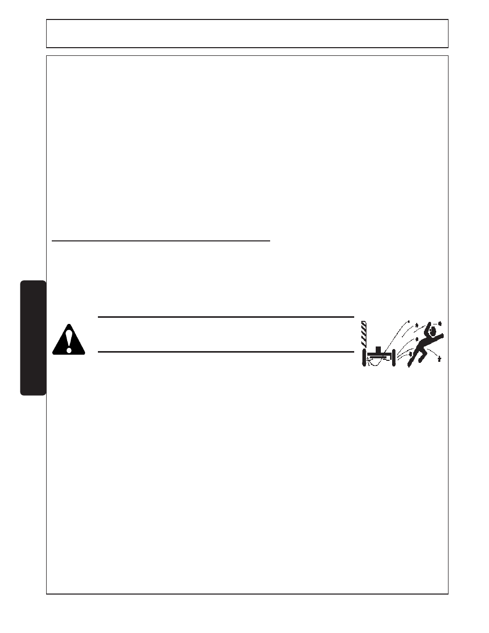 2) bystander/passersby precaution -28, 4) pto rpm and ground speed -28, Operation | Opera tion, 2 bystander/passersby precautions | Alamo SR14 User Manual | Page 114 / 166