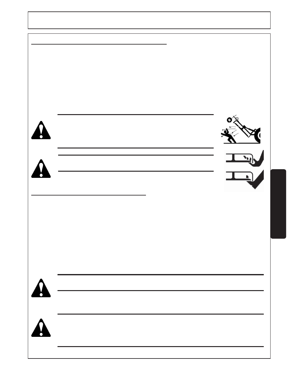 3) engaging the power take off (pto) -29, Operation opera tion, 4 pto rpm and ground speed | 3 engaging the power take off (pto) | Alamo SR14 User Manual | Page 115 / 166