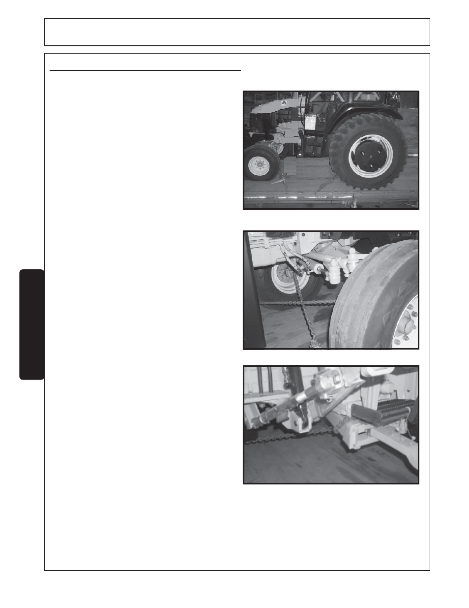 2) hauling the tractor and mower -40, Operation, Opera tion | Alamo SR14 User Manual | Page 126 / 166