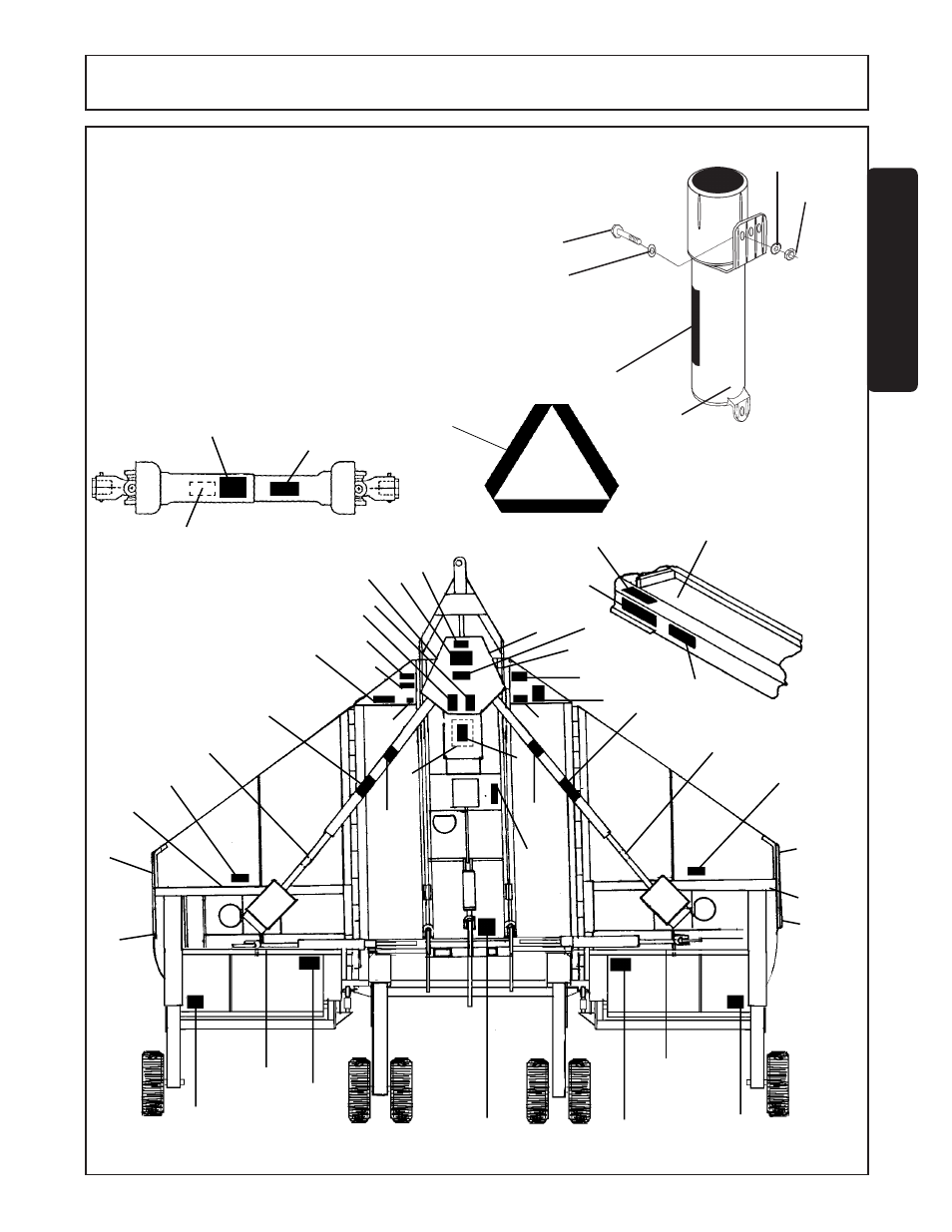 Safety decal location -13, Safety | Alamo SR14 User Manual | Page 19 / 166