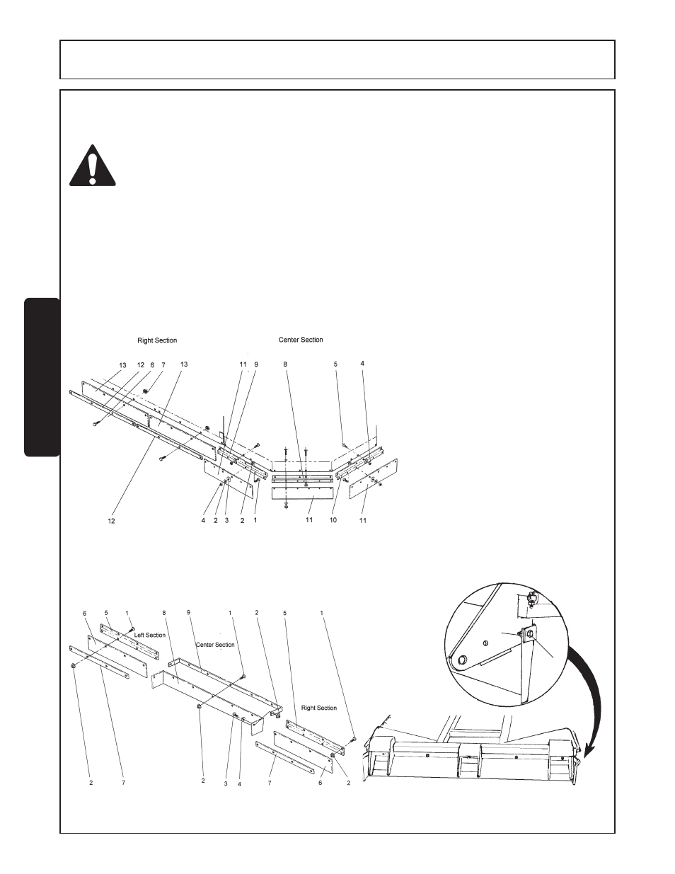 Rubber deflectors -10, Assembly assembl y | Alamo SR14 User Manual | Page 82 / 166