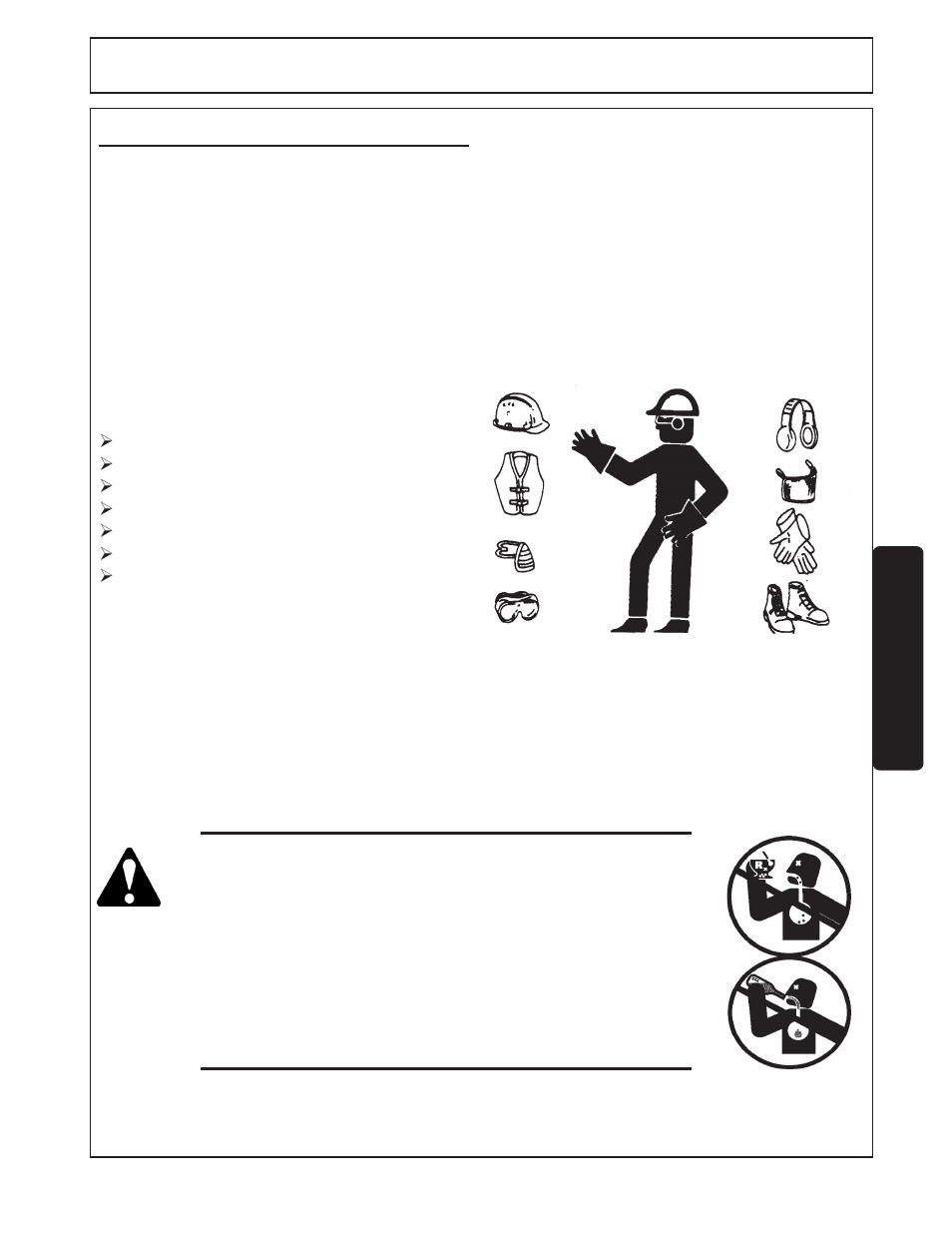 1) operator requirements -5, Operation opera tion, Operator requirements | Alamo SR14 User Manual | Page 91 / 166