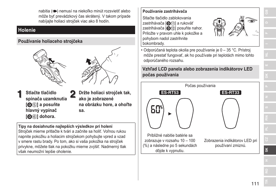Panasonic ESRT33 User Manual | Page 111 / 142