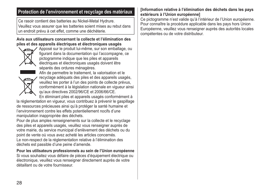 Panasonic ESRT33 User Manual | Page 28 / 142