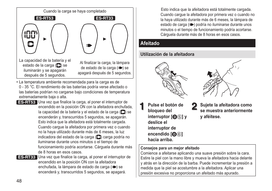 Panasonic ESRT33 User Manual | Page 48 / 142