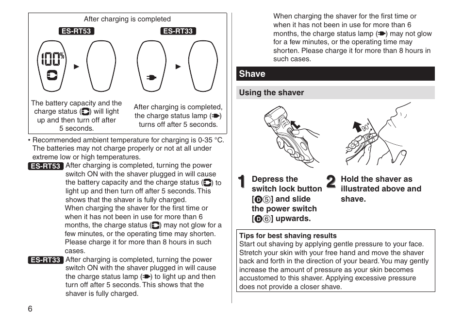Panasonic ESRT33 User Manual | Page 6 / 142