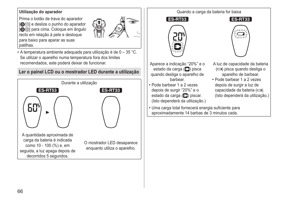 Panasonic ESRT33 User Manual | Page 66 / 142