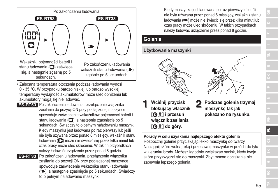 Panasonic ESRT33 User Manual | Page 95 / 142