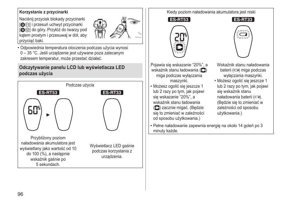 Panasonic ESRT33 User Manual | Page 96 / 142