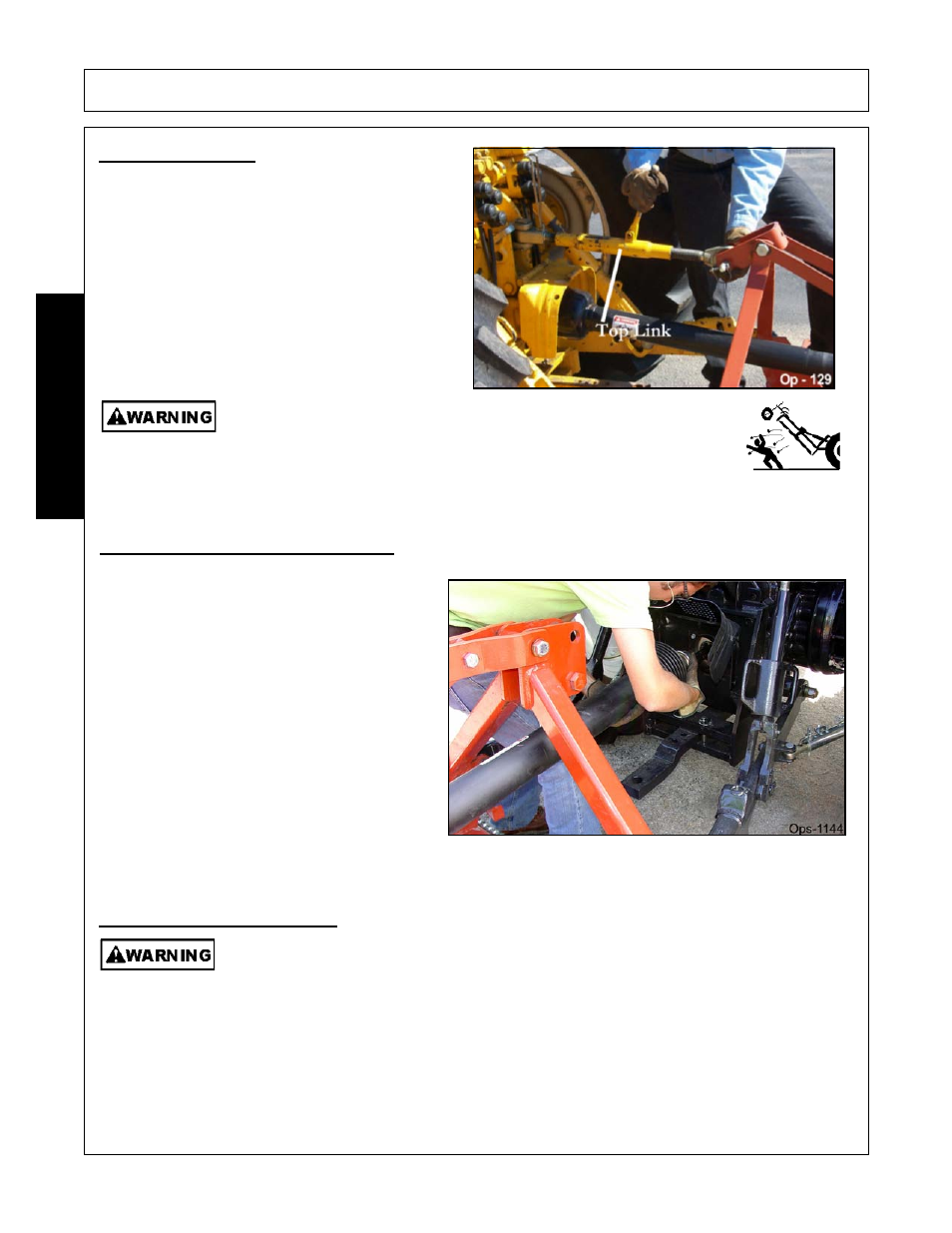 2 leveling deck, Driveline attachment, 1 driveline length check | Operation, Opera t ion | Alamo Interstater FC-FL-0001 User Manual | Page 122 / 186