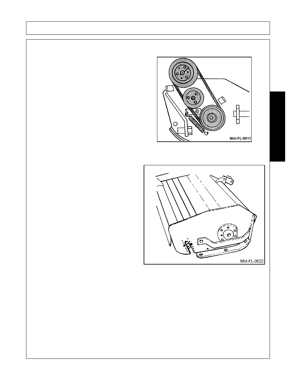 Replacing cutter unit drivebelts, Place unit on ground or support securely, Remove belt guard | Remove idler arm spring, Reinstall idler arm spring and belt guard, Adjusting cutting height, Maintenance | Alamo Interstater FC-FL-0001 User Manual | Page 161 / 186