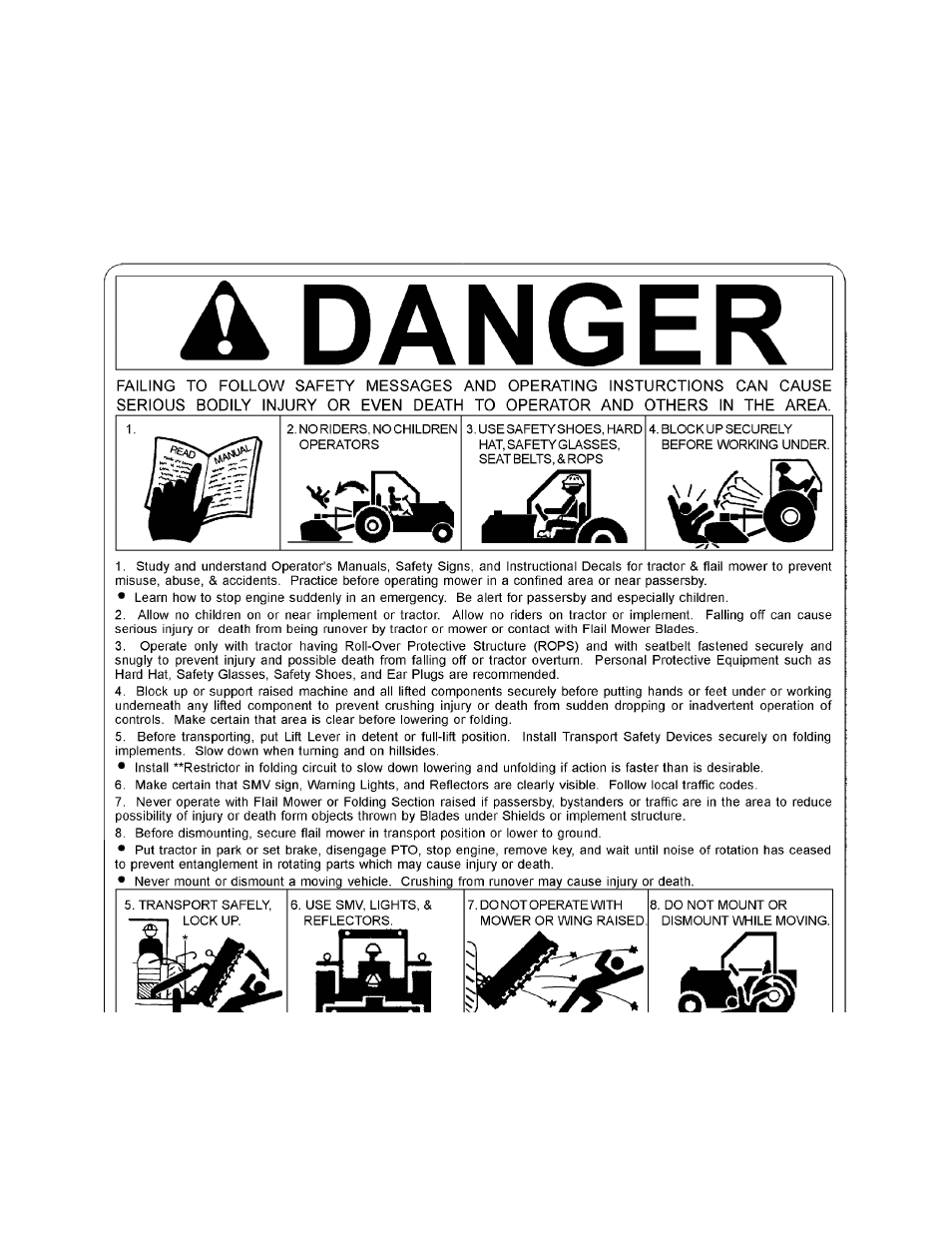 To the owner/operator/dealer | Alamo Interstater FC-FL-0001 User Manual | Page 2 / 186