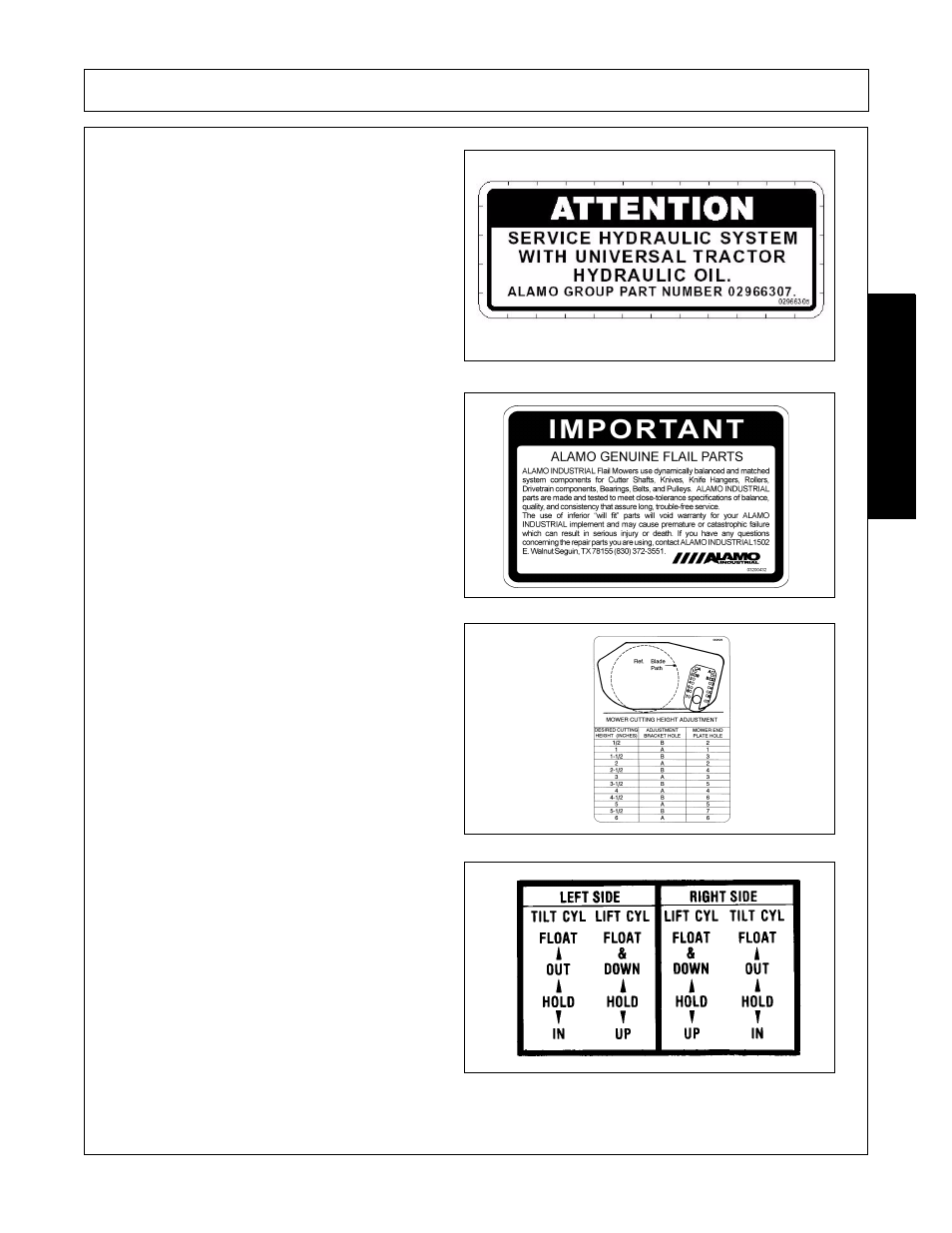 Safety | Alamo Interstater FC-FL-0001 User Manual | Page 31 / 186