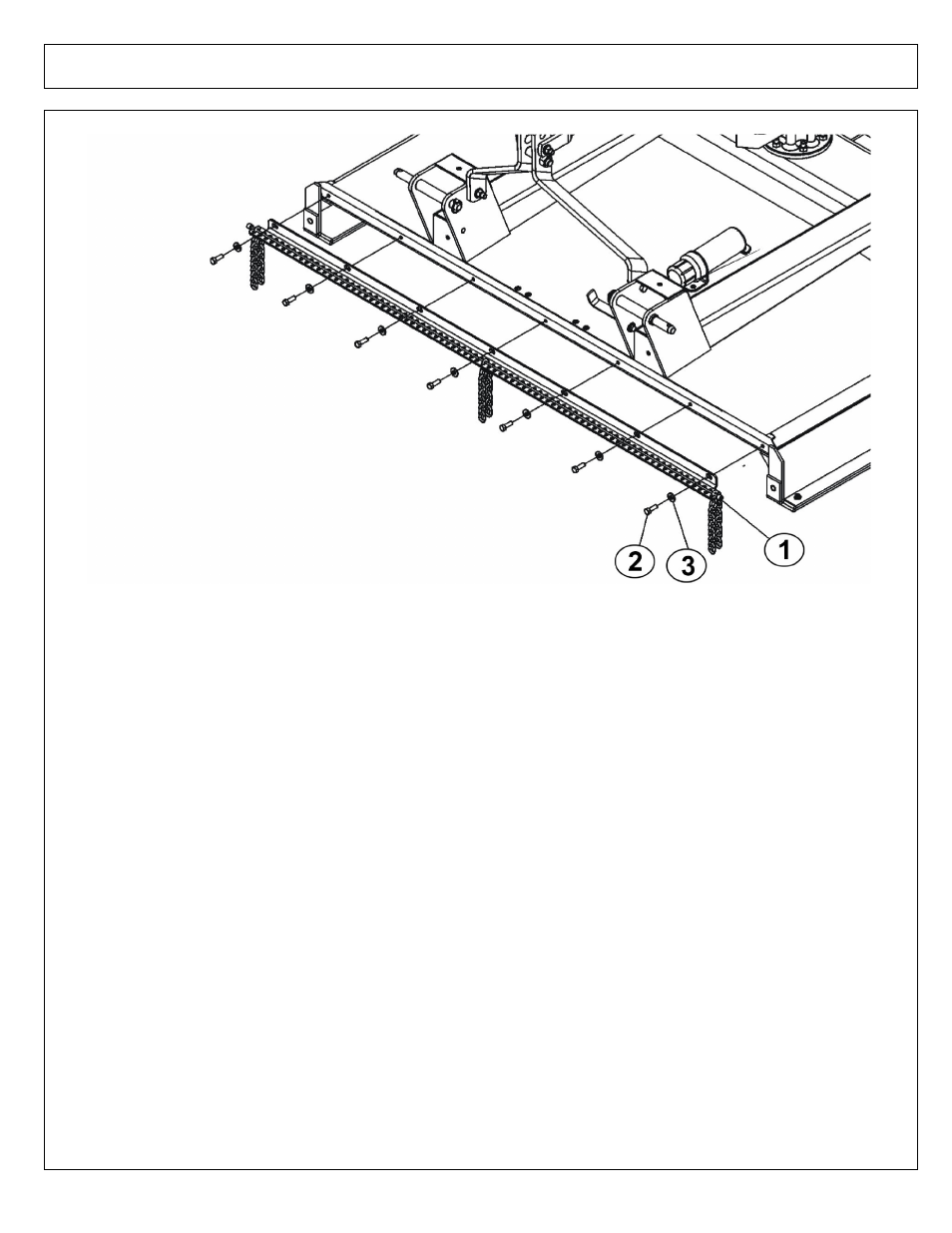 Chainguard assembly - double front rx84 | Alamo RX60 User Manual | Page 18 / 52