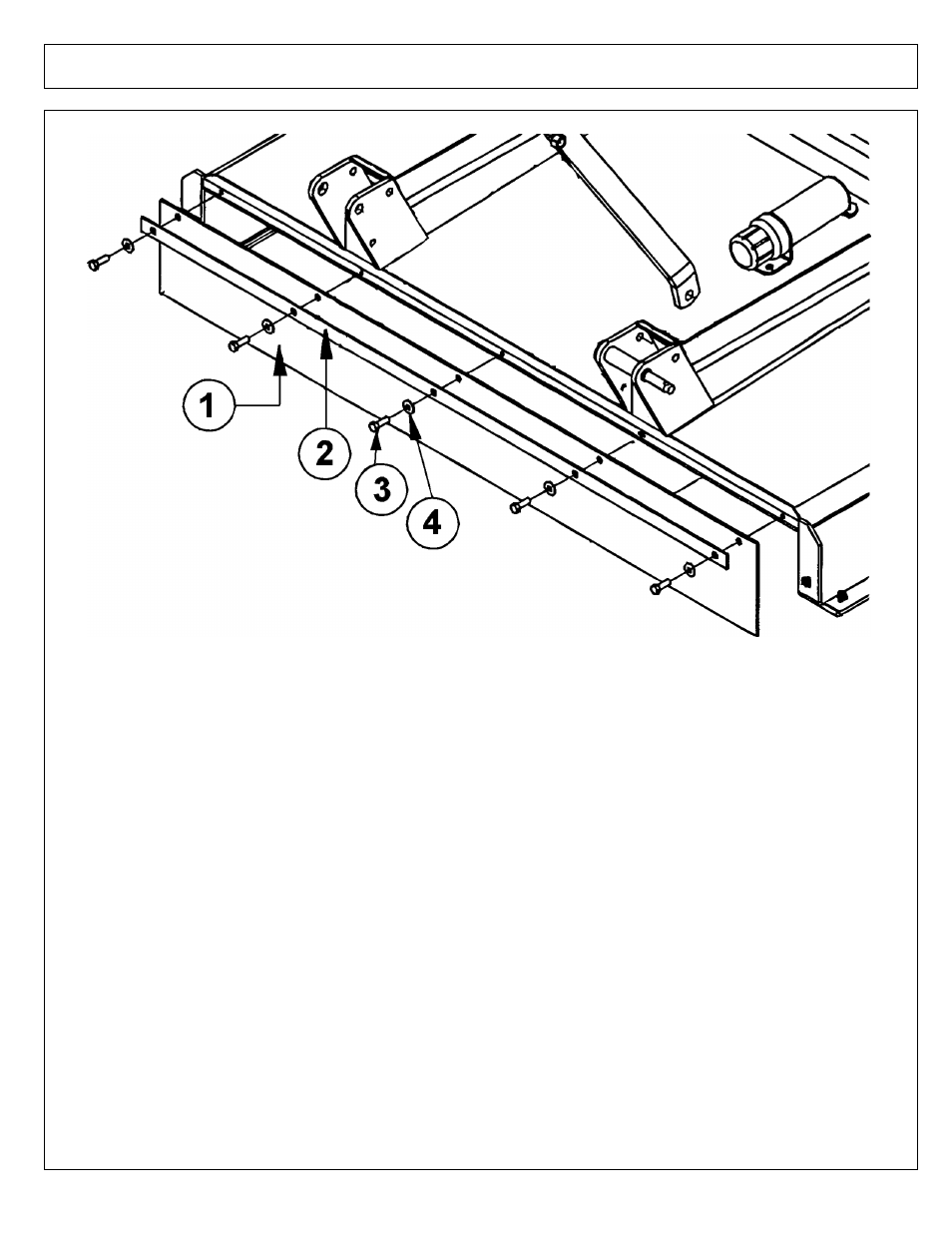 Deflector assembly - front | Alamo RX60 User Manual | Page 22 / 52