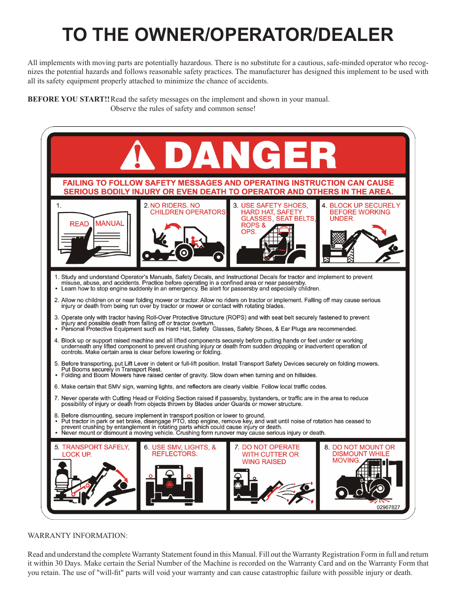 Alamo RX60 User Manual | Page 3 / 52