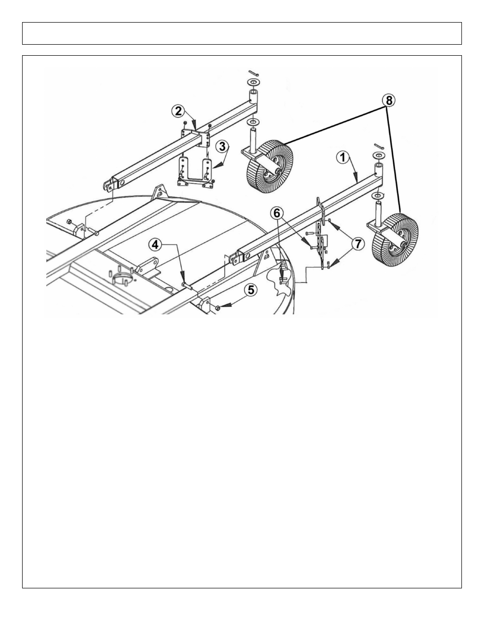 Tailwheel assembly - dual rx84 | Alamo RX60 User Manual | Page 42 / 52