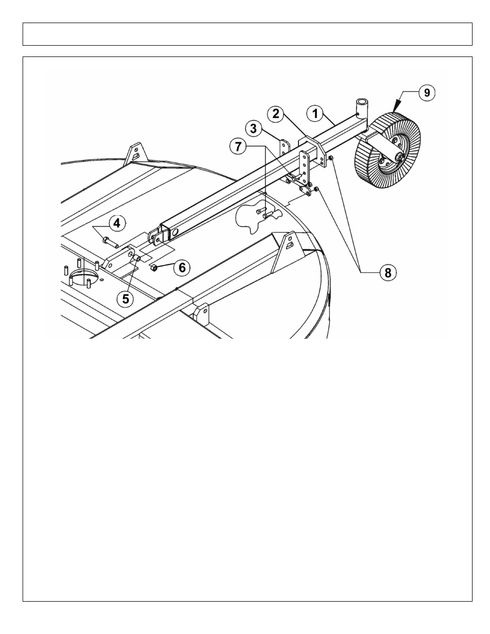 Tailwheel assembly - rx84 | Alamo RX60 User Manual | Page 44 / 52